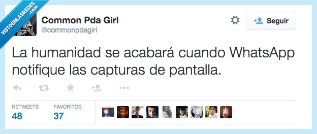 captura,pantalla,Whatsapp,humanidad,acabar,cuando notifique,notificar,notificaciones