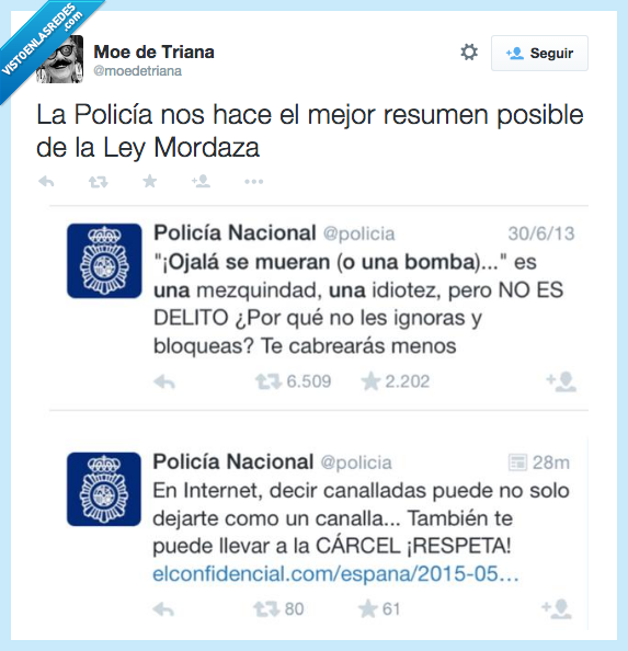 policía nacional,hacer,mejor,resumen,Ley Mordaza,confuso,delito,ahora no,ahora sí