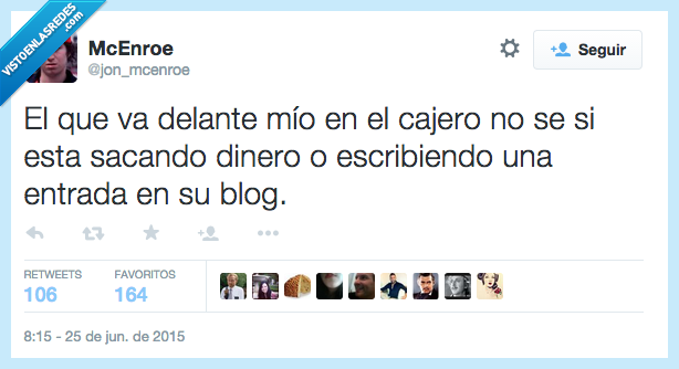 delante,cajero,sacar,dinero,entrada,escribir,blog,post,entrada muy larga,banco