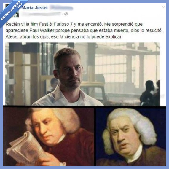 Paul Walker,vivo,muerto,ateo,película,fast,furious