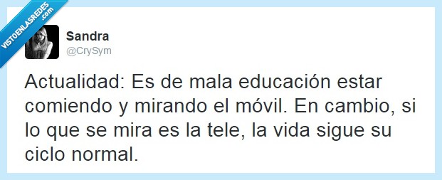 actualidad,tecnologia,movil,tele,televisión,comida,familia,hoyinteresaunacosaymañanaotra