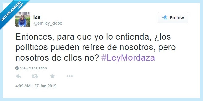 ley,mordaza,derechos,reir,politicos,nosotros