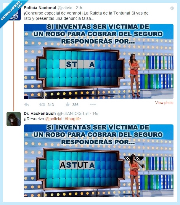 417957 - La ruleta de la más dura por @FullANitODeTall y @policia