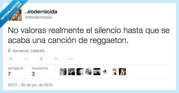 valorar,silencio,reggaeton,modernicidio,cancion,acaba,acabar
