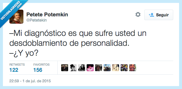 diagnóstico,sufrir,sufre,usted,desdoblamiento,personalidad,y yo