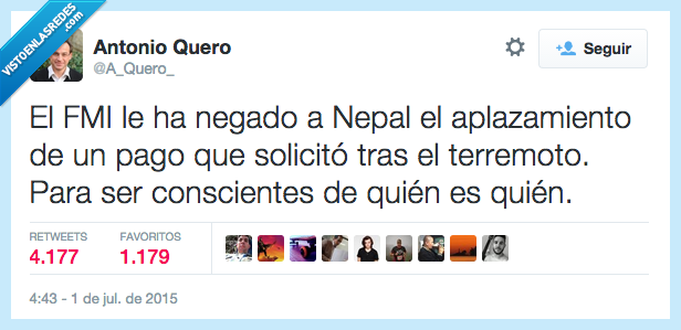 fmi,fondo,monetario,nepal,negar,aplazamiento,pago,terremoto