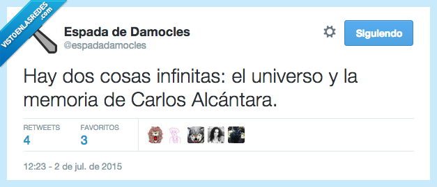 cosa,infinita,universo,memoria,Carlos Alcántara,Carlitos,cuentame,niño
