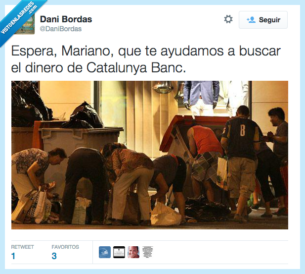 mariano,indigente,pobre,buscar,dinero,catalunya banc,sintecho,homeless