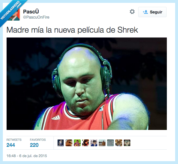 Shrek,Paquirrin,Kiko Rivera,DJ,gordo,verde