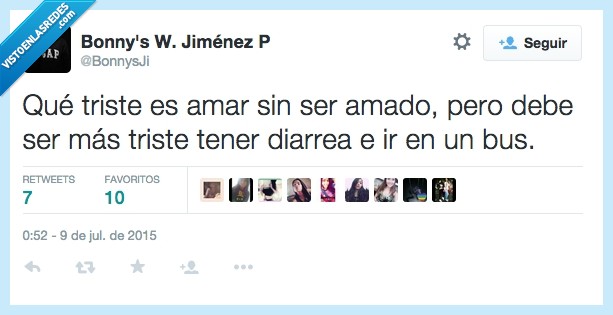 triste,amar,amado,bus,diarrea,peligro