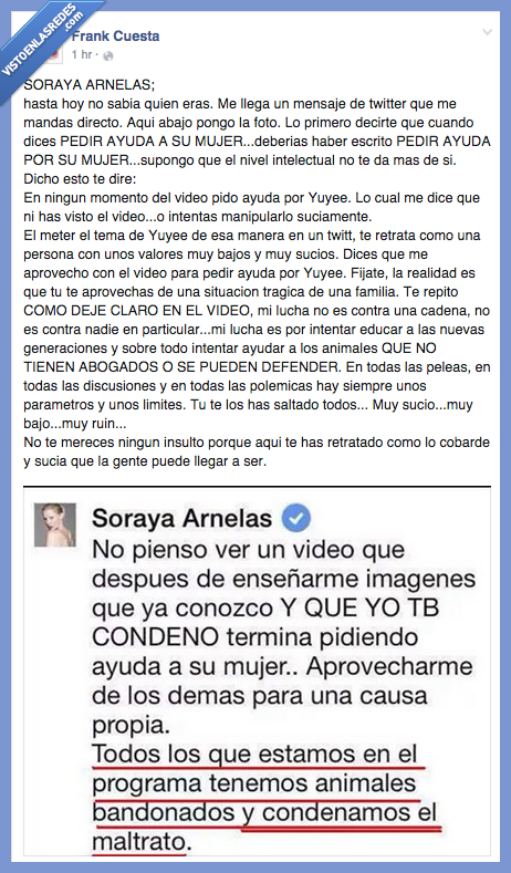 frank cuesta,soraya arneles,animales,vídeo,yuyee,vaya fauna