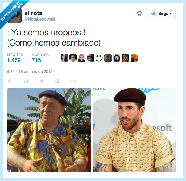 Paco Martínez Soria,Sergio Ramos,boina,viejo,señor,pintas,europeos,cambiado,cambiar