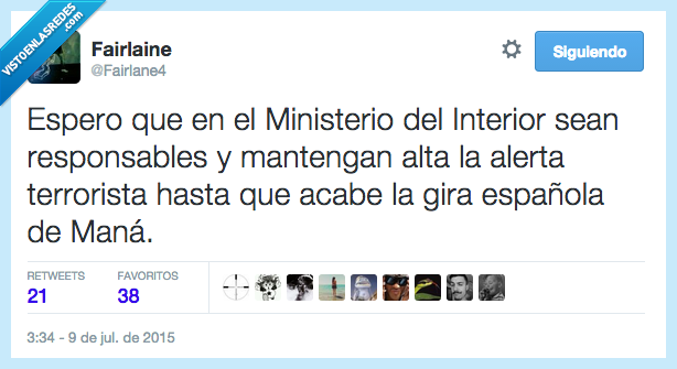 ministerio,interior,responsable,riesgo,alerta,terrorista,terrorismo,españa,gira,maná