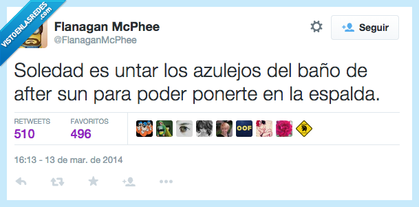 soledad,untar,azulejo,baño,aftersun,pared,poner,crema,espalda,quemar,quemado