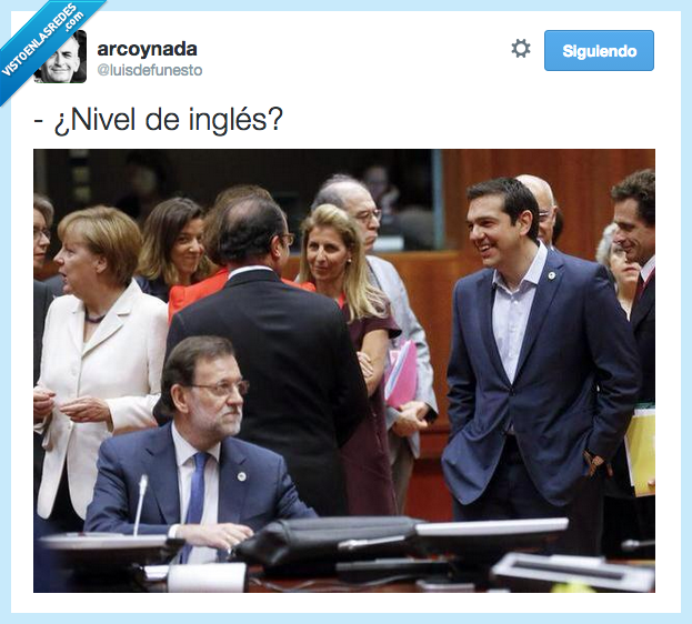 Mariano Rajoy,politica,inglés,hablar,interactuar,esperar,hablando