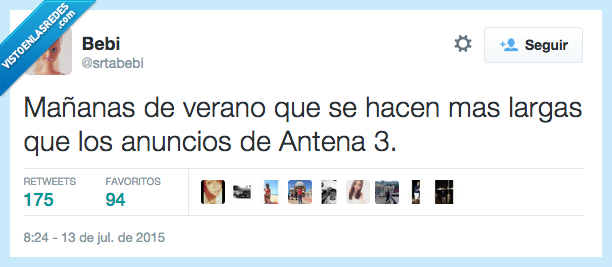 mañana,verano,larga,aburrimiento,anuncio,Antena 3,antena3,a3