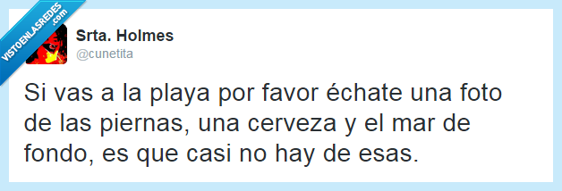 playa,verano,twitter,foto,piernas,mar,humor