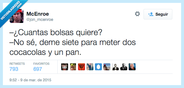 bolsa,quiere,querer,meter,cocacola,pan,una,supermercado,inutil