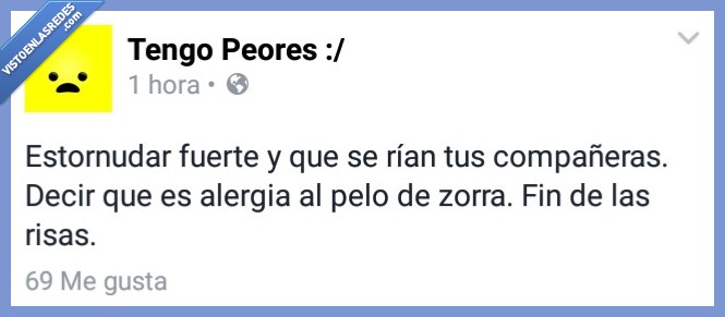 alergia,risa,estornudar,rian,reir,compañeras,pelo,fin