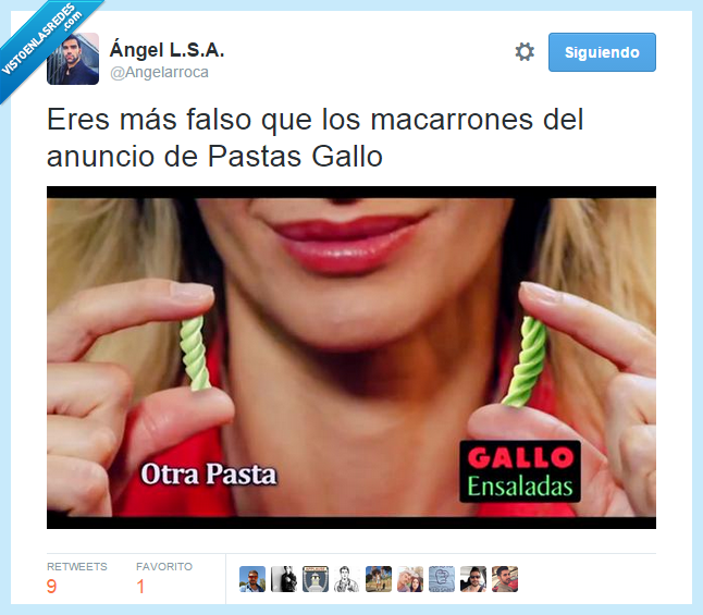 gallo,macarrones,pasta,susana griso,fake,mentira,espiral