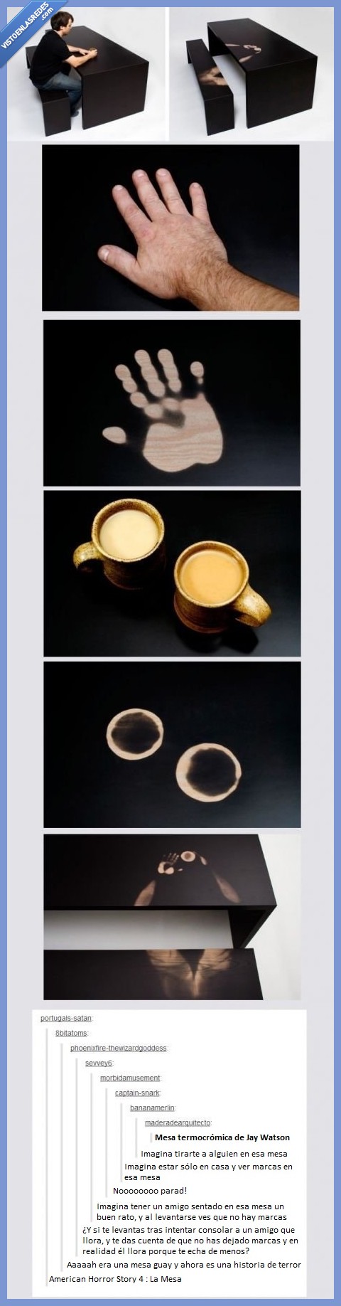 mesa,termocrómica,Jay Watson,marcas,historia,terror,tumblr