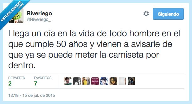 dia,vida,hombre,cincuenta,años,avisar,meter,camiseta,dentro,cutre,moda,mensajero