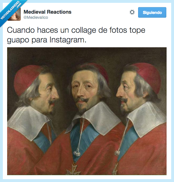 cardenal,instagram,collaje,cuadro,foto,repetir,guapo,Richelieu