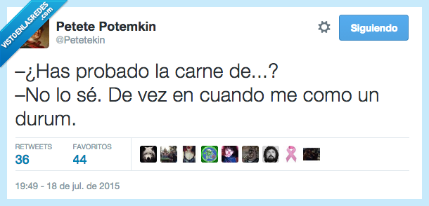 comido,comer,carne,animal,no lo se,duda,durum,incertidumbre