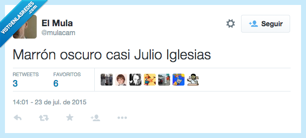 marron,oscuro,casi,negro,Julio Iglesias,moreno,tanorexia total