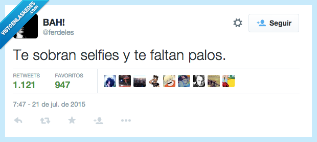 sobra,selfie,falta,palo