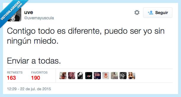 ligon,ligar,mentira,enviar,todas,especial,todo,diferente,miedo,pareja,chico,chica,novio,novia