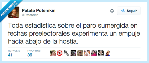 estadística,paro,fechas,preelectorales,experimentar,empuje,abajo,flipar
