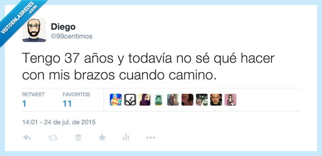 incomodo,edad,37,mayor,años,brazos,camino,caminar,cuando