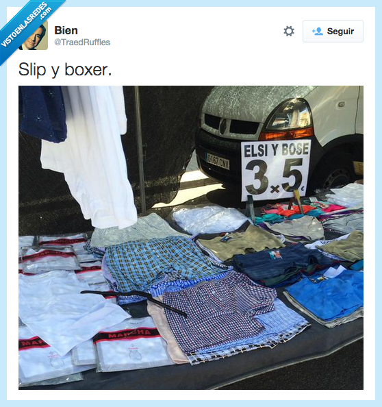 slip,boxer,calzoncillos,ropa interior,mercadillo,letrero,fail