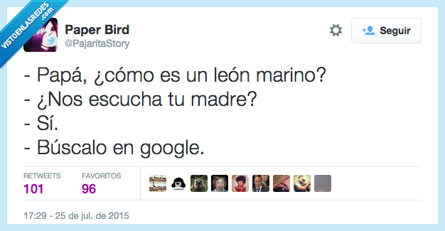 papá,ser,león marino,escuchar,madre,sí,buscar,google