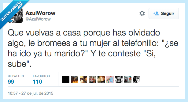 volver,casa,mujer,cuernos,marido,infiel,olvidado,olvidar,telefonillo,puerta