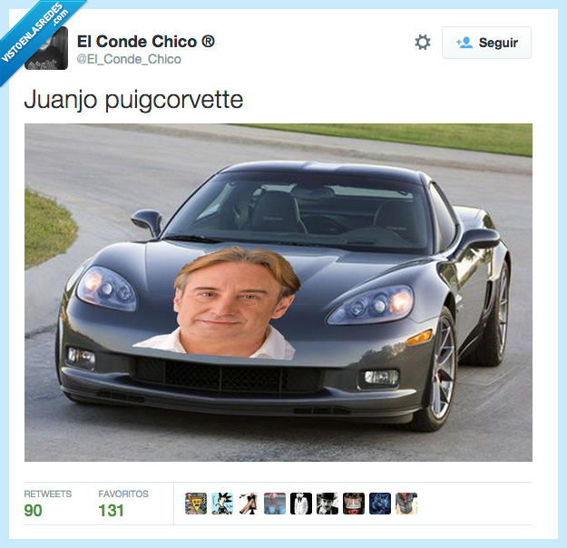 coche,Juanjo Puigcorbe,Corvette,cochazo,chistaco malo