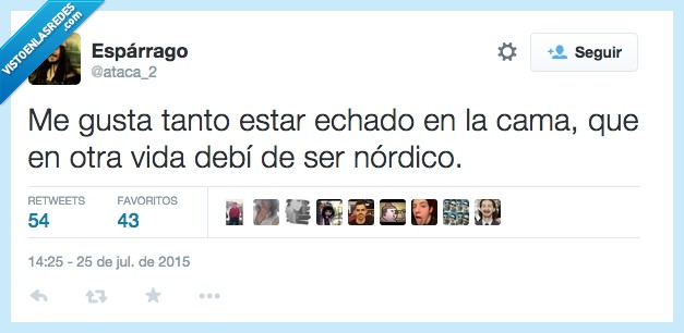 gustar,tanto,estar,echado,otra vida,ser,nórdico