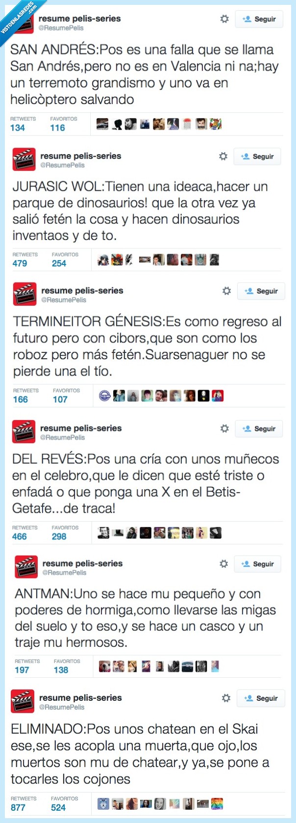 cartelera,películas,resumen,gracioso,antman,terminator,jurassic world,san andrés,eliminado,del revés