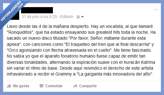 ronquidos,dormir,insomnio,greatest hits,garganta