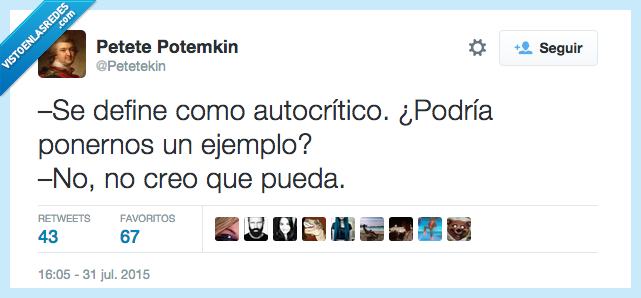 definir,autocrítico,poder,poner,ejemplo,no,creer