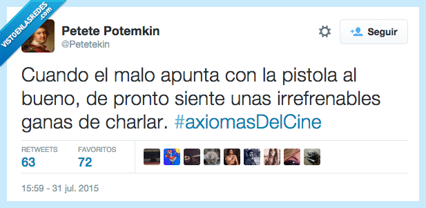 cuando,malo,apuntar,pistola,bueno,sentir,ganas,irrefrenables,charlar