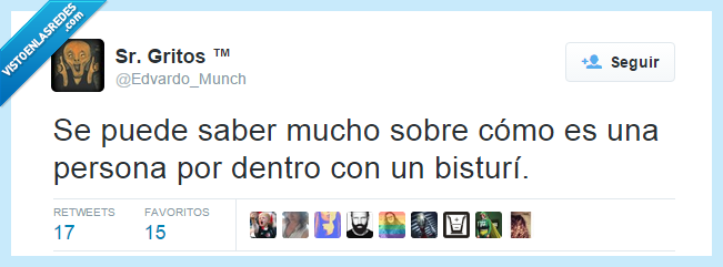 saber,persona,por dentro,bisturí