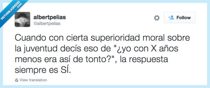 juventud,superioridad,edad,tonto