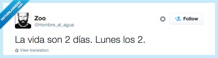 días,lunes,vida,dos