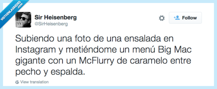 ensalada,mcdonalds,menú,comer,instagram,postureo