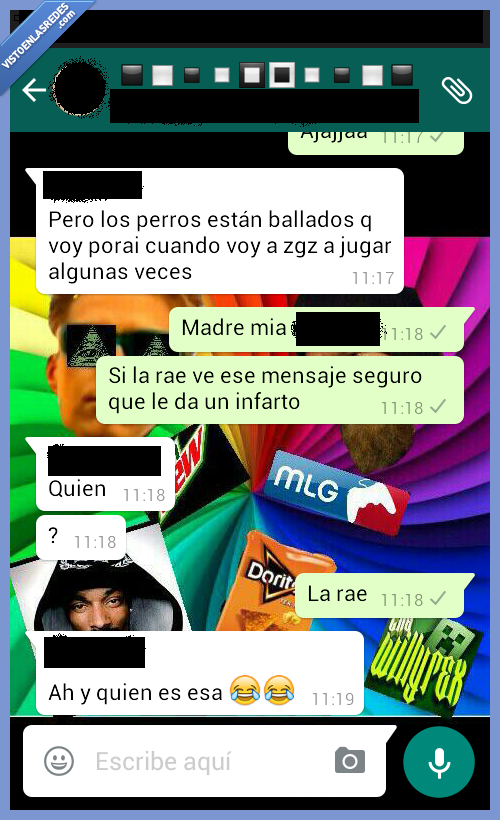 Whatsapp,Rae,fail,ortografía