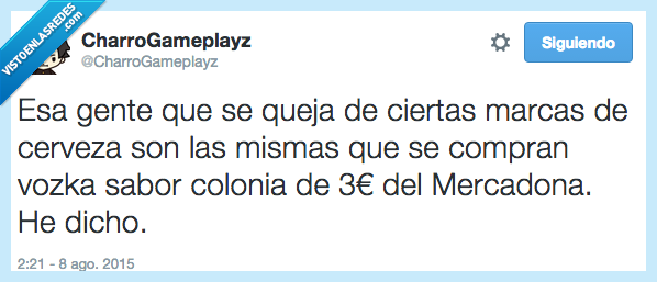 cerveza,vozka,bebida,exquisito,charrogameplayz,mercadona,mundo