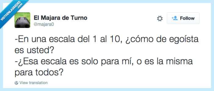 egoista,escala,compartir