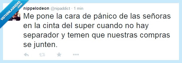 señoras,super,compra,mezclar,pánico,cara,de,separador